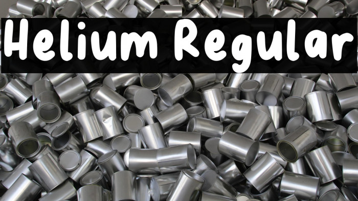 Helium Regular Example 2