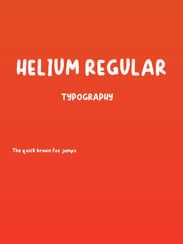 Helium Regular Poster