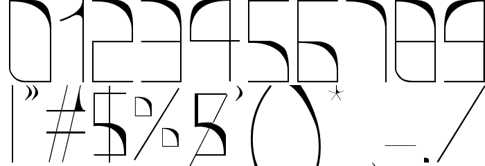 Helix Font OTHER CHARS