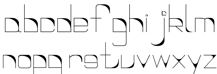 Helix Font LOWERCASE
