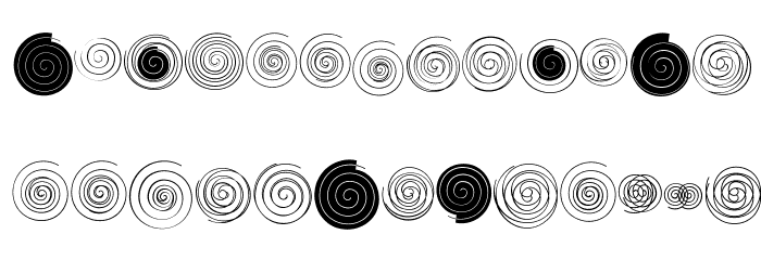 Helixal Font LOWERCASE