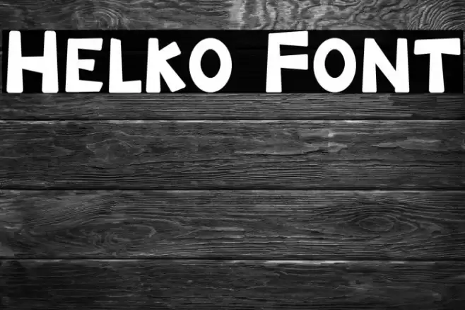 Helko Font examples