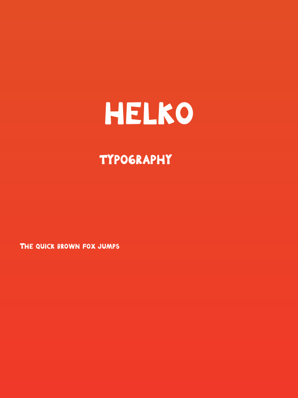 Helko Poster