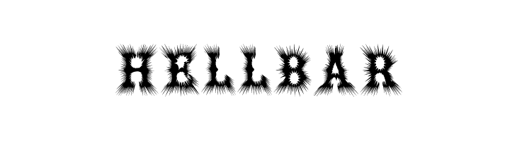 Hell Bar  Free Fonts Download