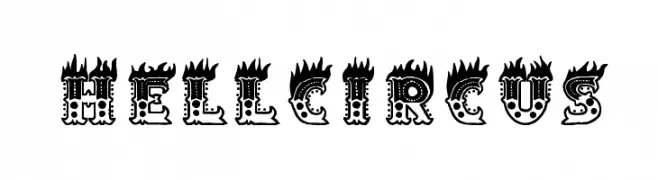 Hell Circus  Frei Schriftart Herunterladen