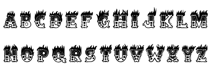 Hell Circus Font LOWERCASE