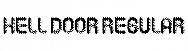 Hell Door Regular  Fuentes Gratis Descargar