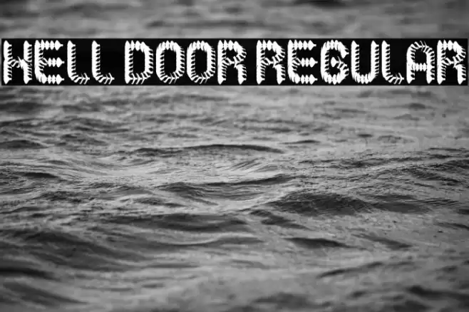 Hell Door Regular Font examples