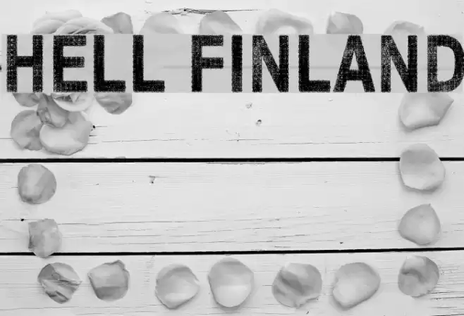 Hell Finland Font examples