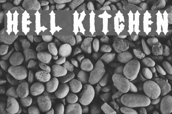 Hell Kitchen Font examples