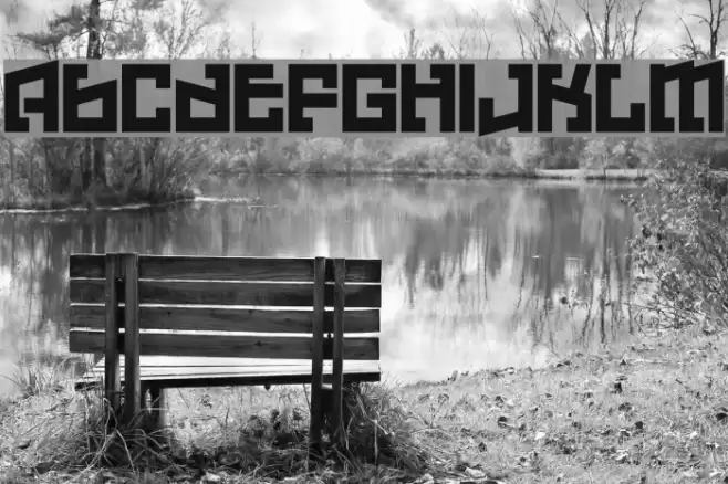 Hell Underwater Font examples