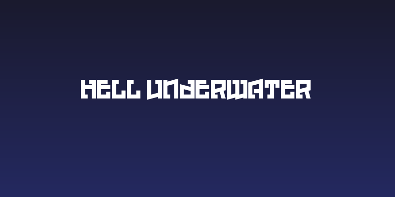 Hell Underwater Social Header
