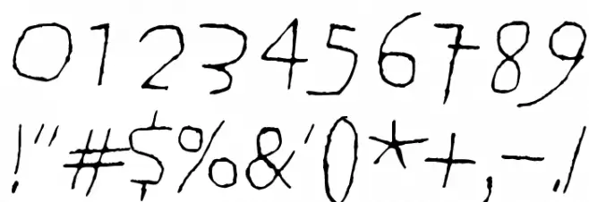 Hell is round the corner Font OTHER CHARS