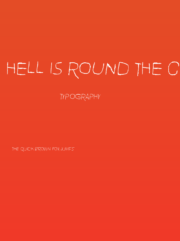 Hell is round the corner Poster