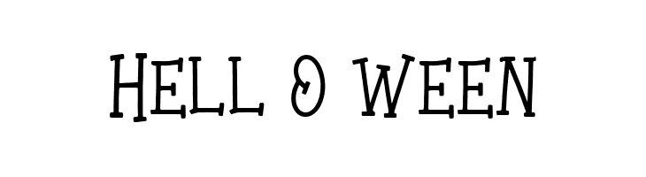 Hell o ween  font caratteri gratis