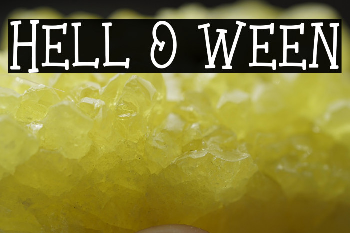 Hell o ween Example 1