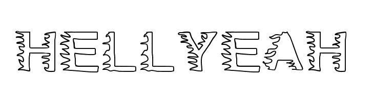 HellYeah  font caratteri gratis