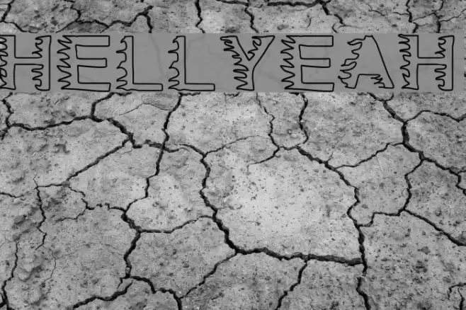 HellYeah Font examples