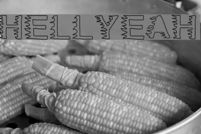 HellYeah Font examples