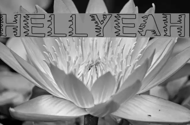 HellYeah Font examples