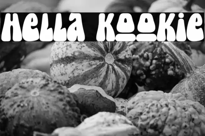 Hella Kookie Font examples