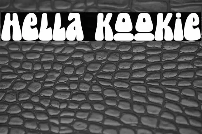 Hella Kookie Font examples