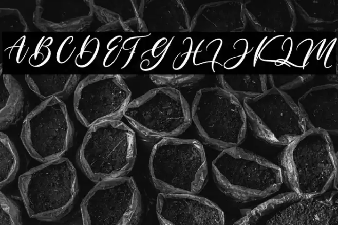 Hella Mella Font examples