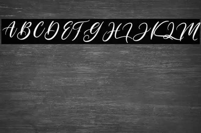 Hella Mella Font examples