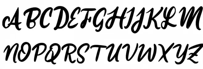 Hellaby Village Font UPPERCASE