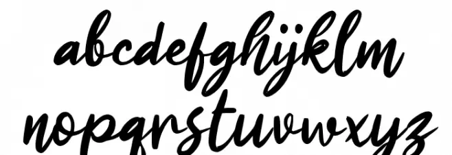 Hellaby Village Font LOWERCASE