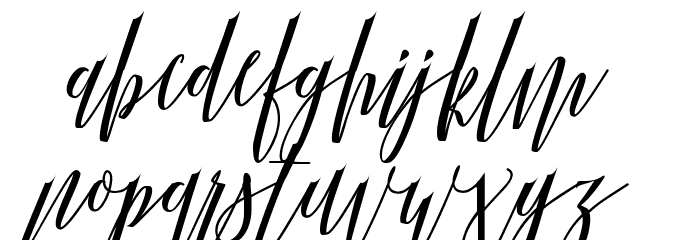 Hellarria Font LOWERCASE
