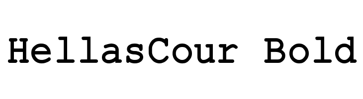 HellasCour Bold Font