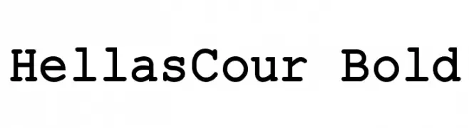HellasCour Bold  Frei Schriftart Herunterladen