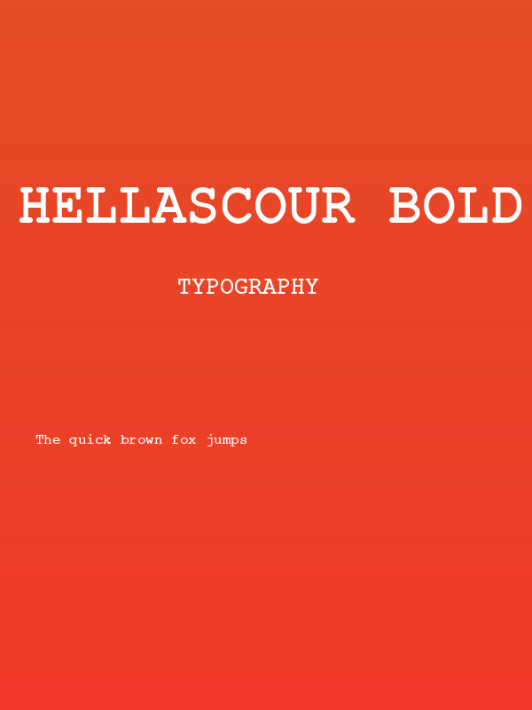 HellasCour Bold Poster