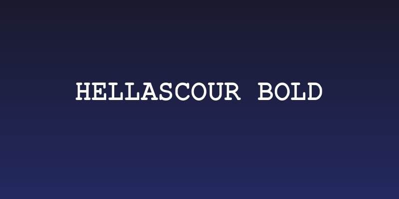 HellasCour Bold Social Header
