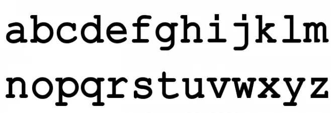 HellasCour Bold Font LOWERCASE
