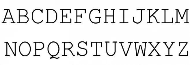 HellasCour Regular Font Litere mari