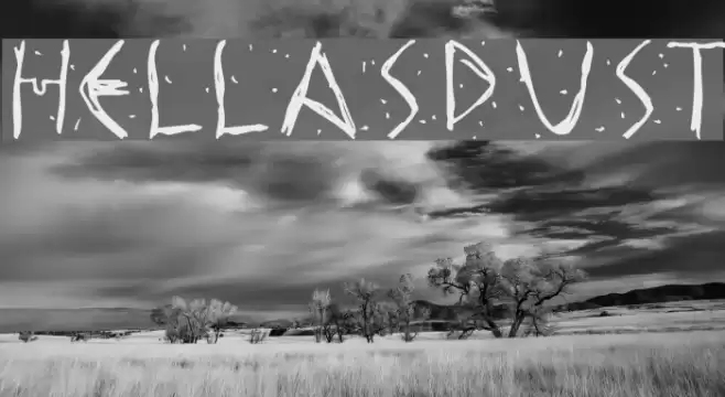 HellasDust Font examples