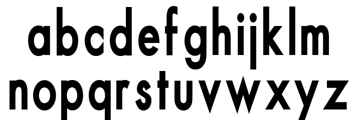 HellasFun Condensed Bold Font LOWERCASE