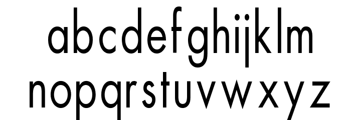 HellasFun Condensed Plain Font LOWERCASE