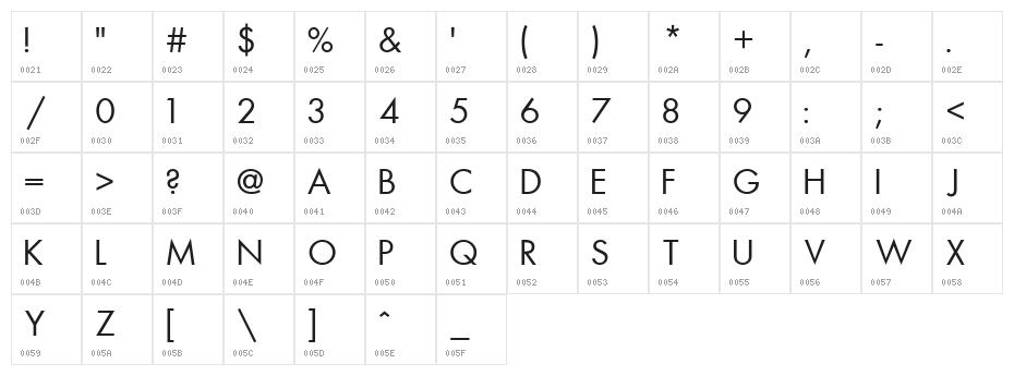 HellasFun Plain Character Map