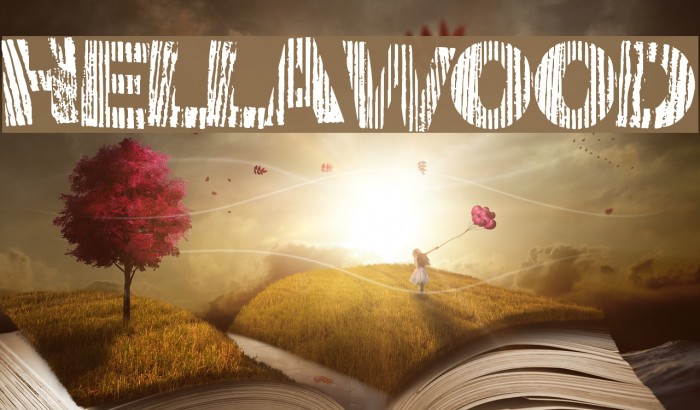 Hellawood Font examples
