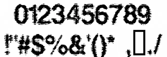 Hellbetika Bold Font OTHER CHARS