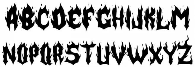 Hellbone-Demo Schriftart Kleinbuchstaben