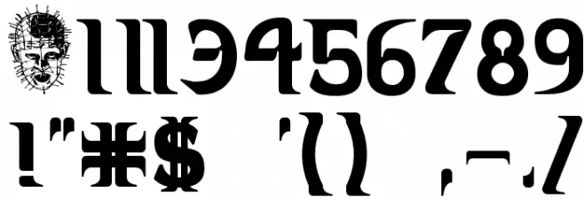 Hellbound Font OTHER CHARS