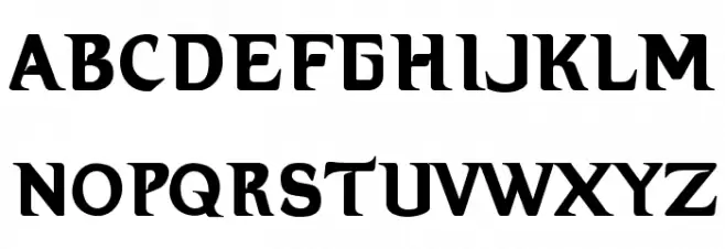 Hellbound Font UPPERCASE