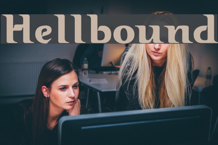 Hellbound Font examples