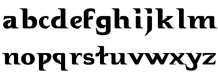 Hellbound Font LOWERCASE