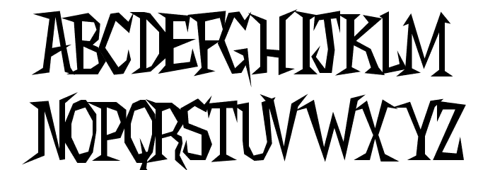 Hellcats BV Font LOWERCASE