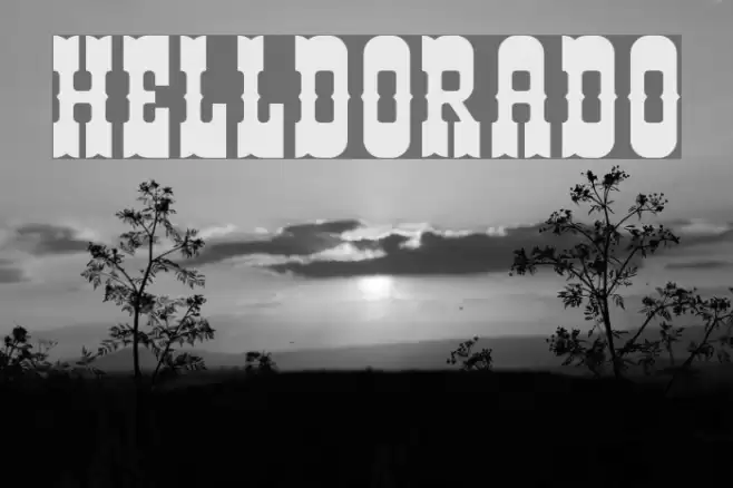 Helldorado Font examples